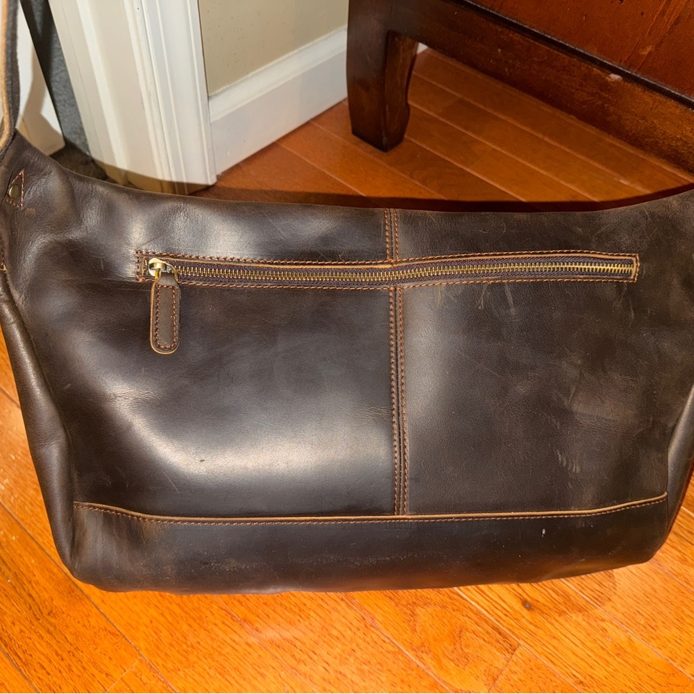 Brown Leather Sling Bag - Picture 4 of 10